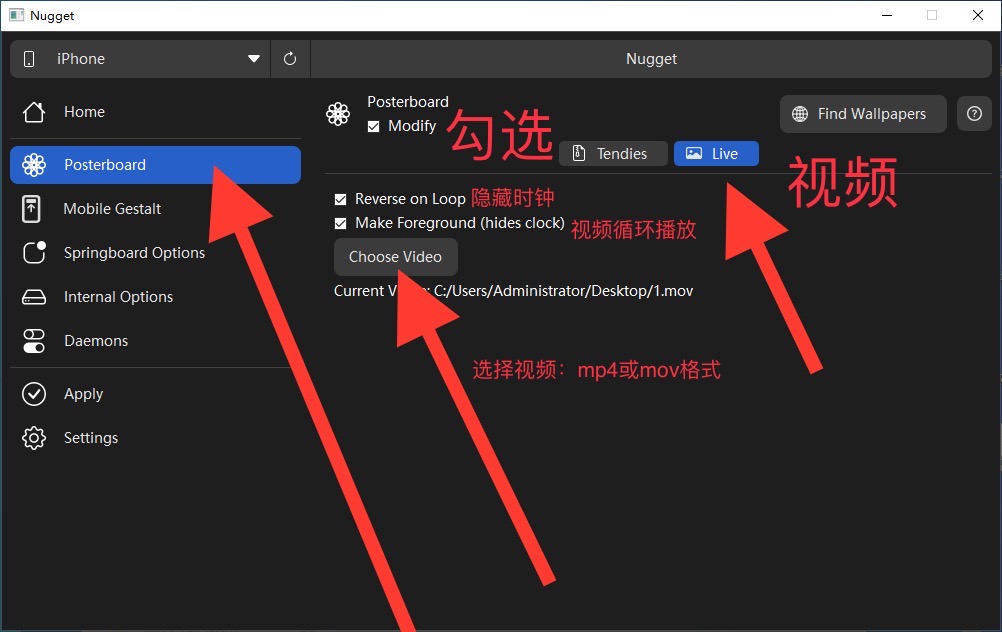 iOS实时动态壁纸电脑工具：Nugget（金块）-便利商店